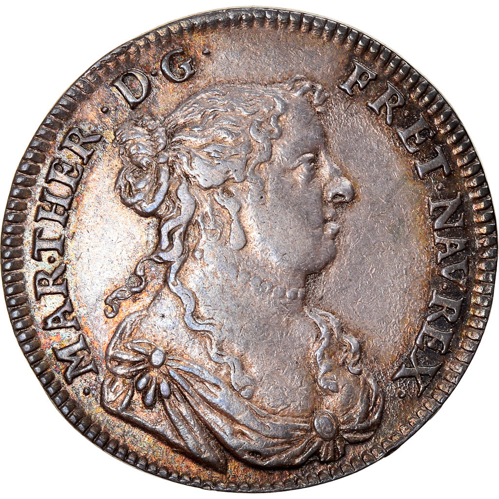 Francja, Token, Marie Thérèse d'Autriche, 1669, AU(50-53), Srebro