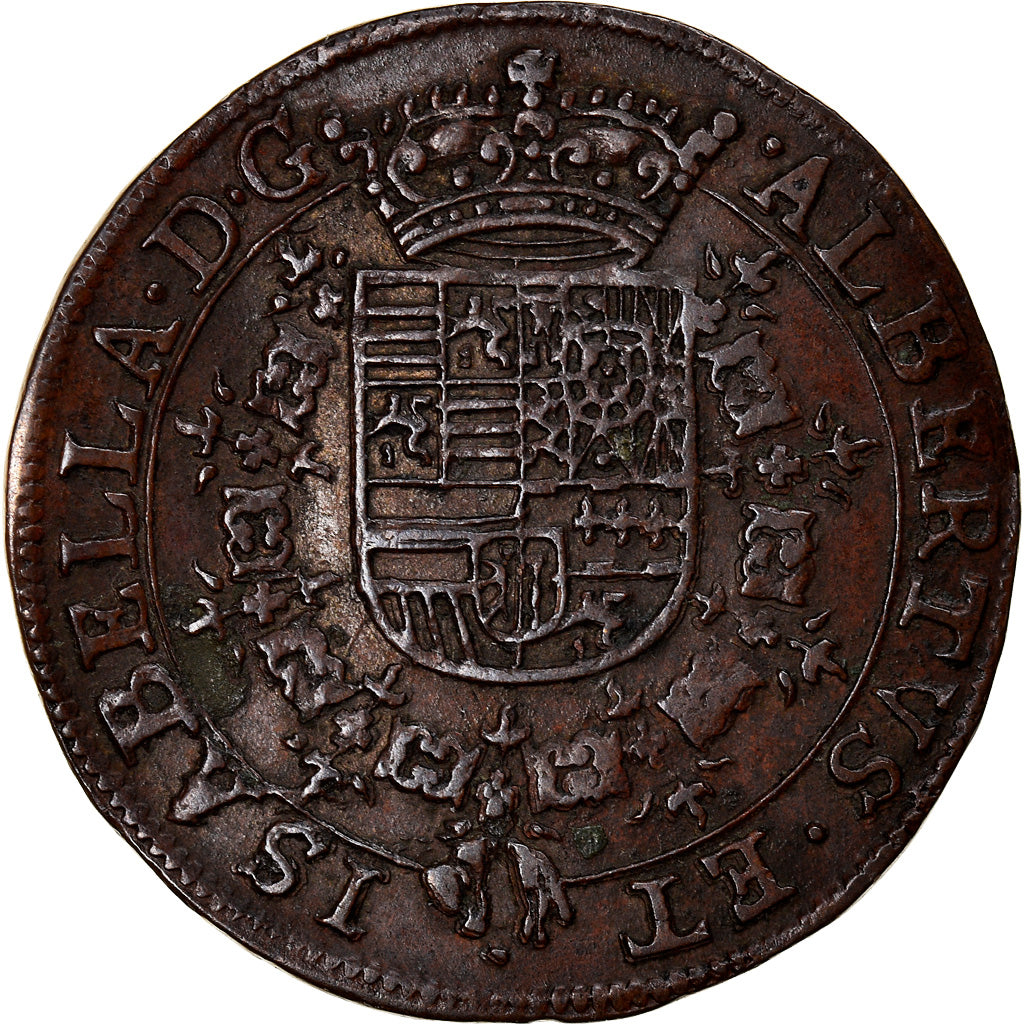 Spanish Netherlands, Token, Albert & Isabelle, Prospérité des Pays-Bas, 1615