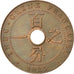 Indochine, 1 Cent 1923 Poissy, KM 12.3