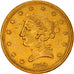 Moeda, Estados Unidos da América, Coronet Head, $5, Half Eagle, 1839, U.S.