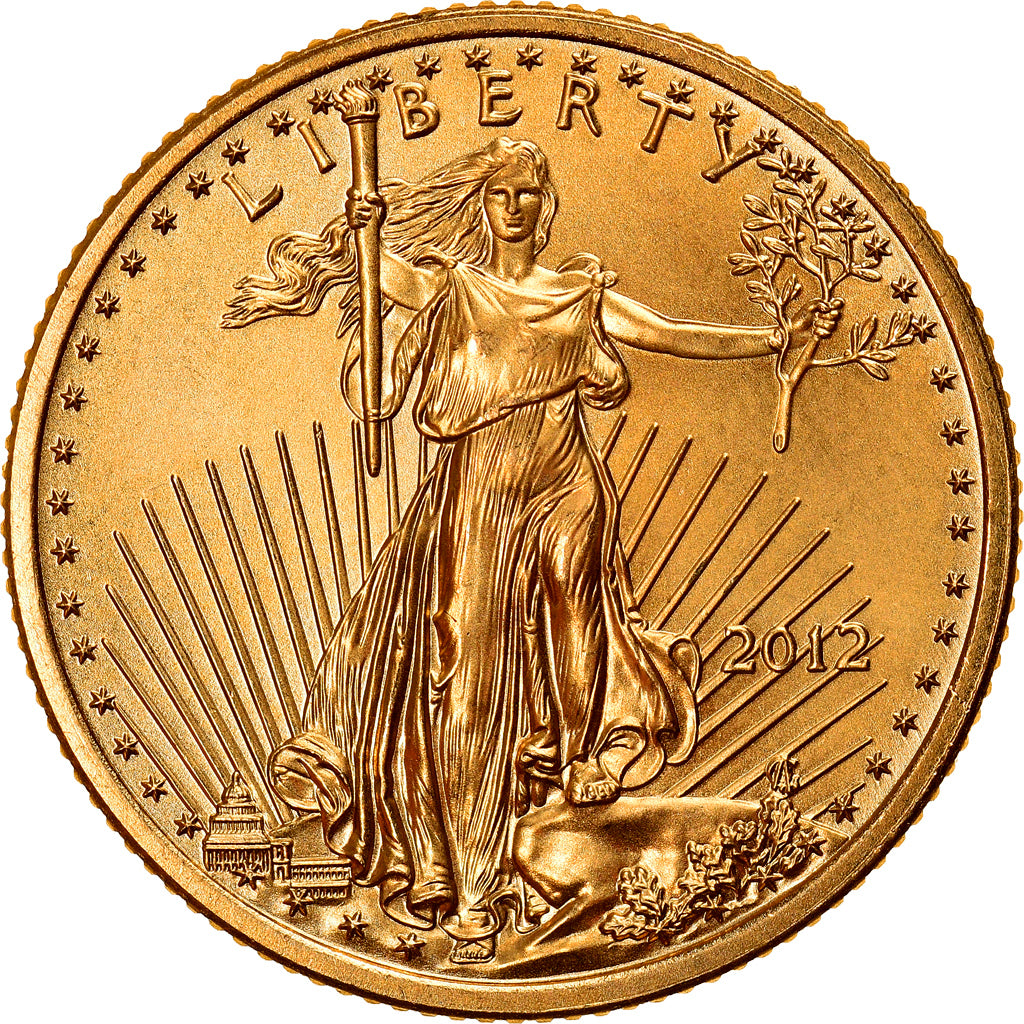 Coin, United States, $10, 2012, U.S. Mint, MS(65-70), Gold, KM:217