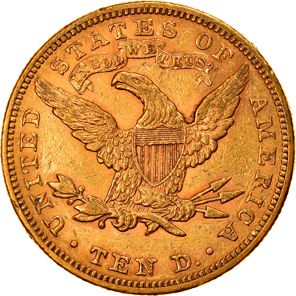 Coin, United States, Coronet Head, $10, Eagle, 1906, U.S. Mint, Philadelphia