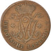 GERMAN STATES, 1/2 Stuber, 1804, D, KM #2, VF(20-25), Copper, 4.03
