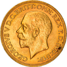 Moeda, África do Sul, George V, Sovereign, 1932, Pretoria, MS(63), Dourado