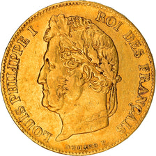 Monnaie, France, Louis-Philippe, 20 Francs, 1840, Paris, TB+, Or, Gadoury:1031