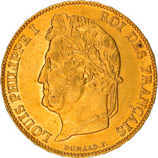 Moneta, Francia, Louis-Philippe, 20 Francs, 1848, Paris, BB+, Oro, KM:750.1