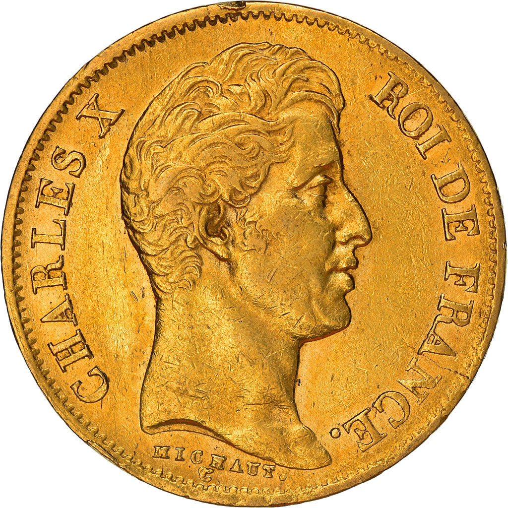 Monnaie, France, Charles X, 40 Francs, 1830, Paris, TTB+, Or, Gadoury:1105