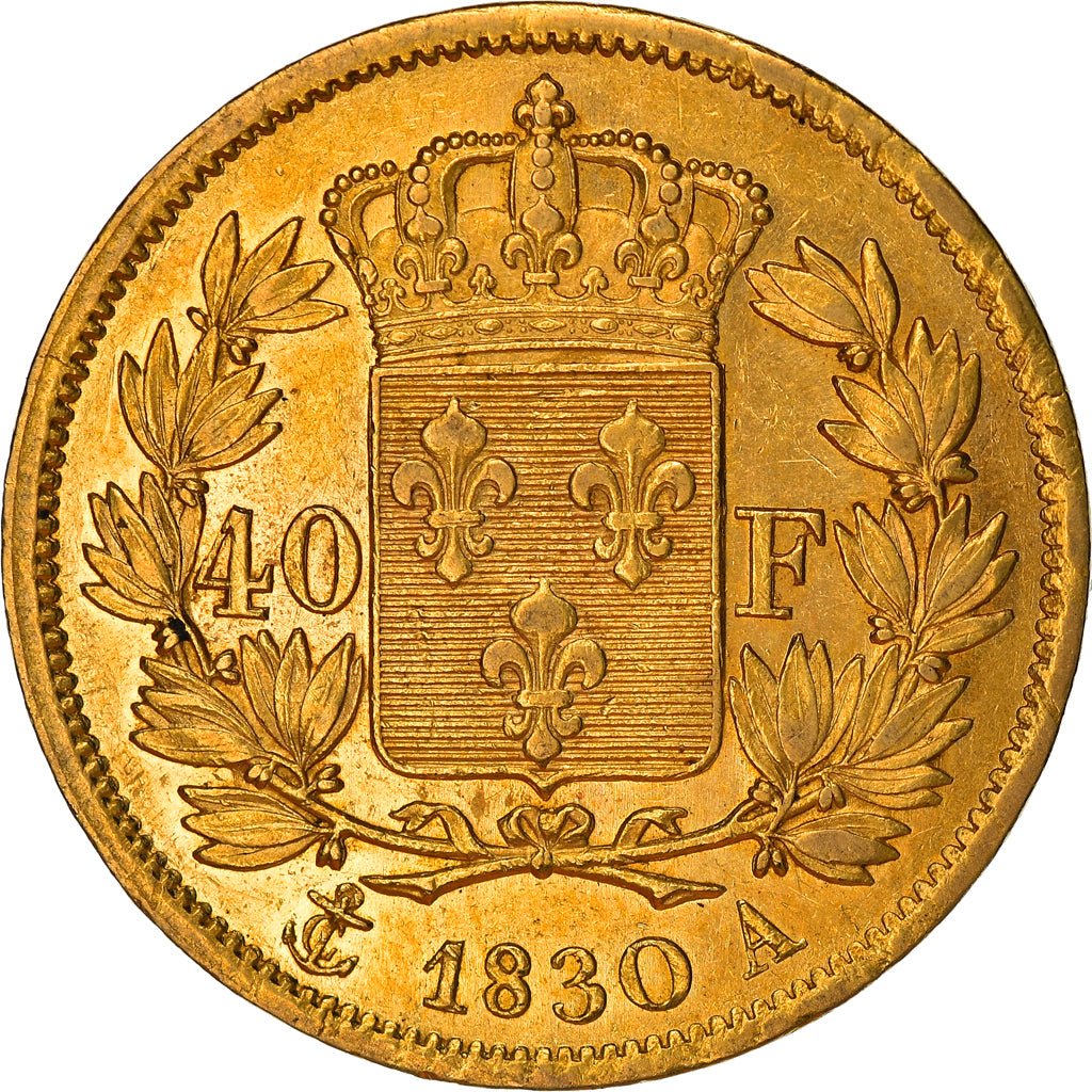Monnaie, France, Charles X, 40 Francs, 1830, Paris, TTB+, Or, Gadoury:1105