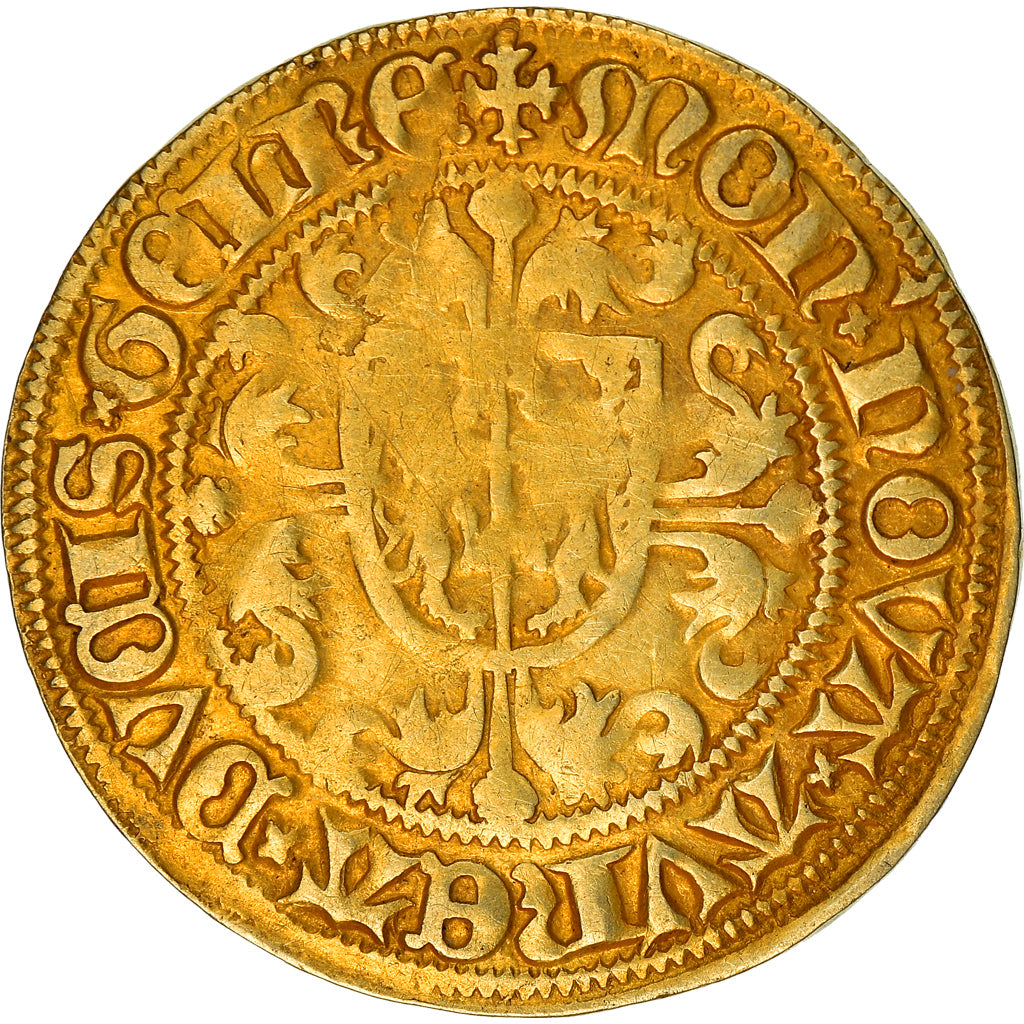 Coin, Spanish Netherlands, Gueldre, Charles d'Egmont, Florin d'or au cavalier