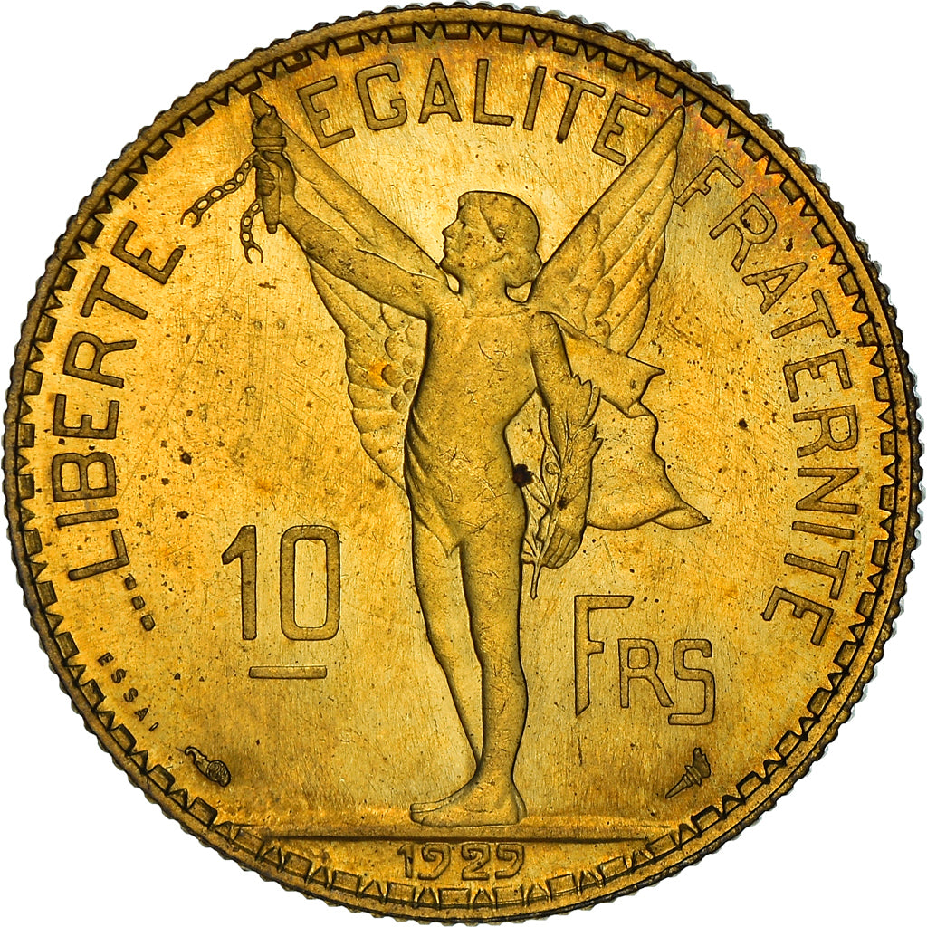 Münze, Frankreich, Concours de La Fleur, 10 Francs, 1929, ESSAI, VZ+
