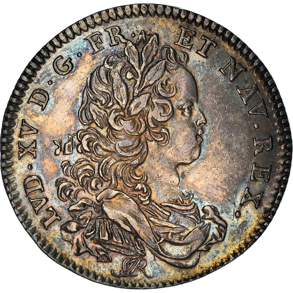 France, Token, Louis XV, Régence de Philippe d'Orléans, AU(55-58), Silver