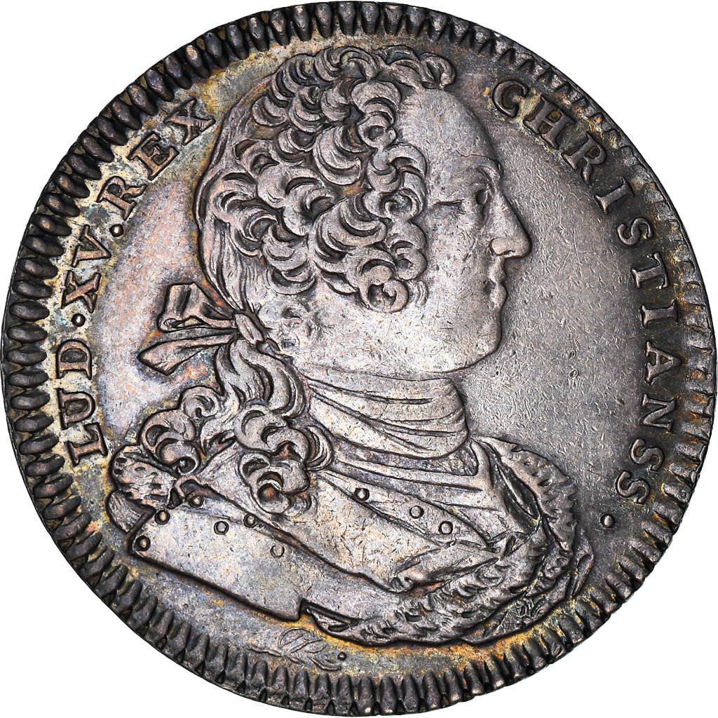 Francja, Token, Ludwik XV, Bâtiments du Roi, AU(55-58), Srebro, Feuardent:3096