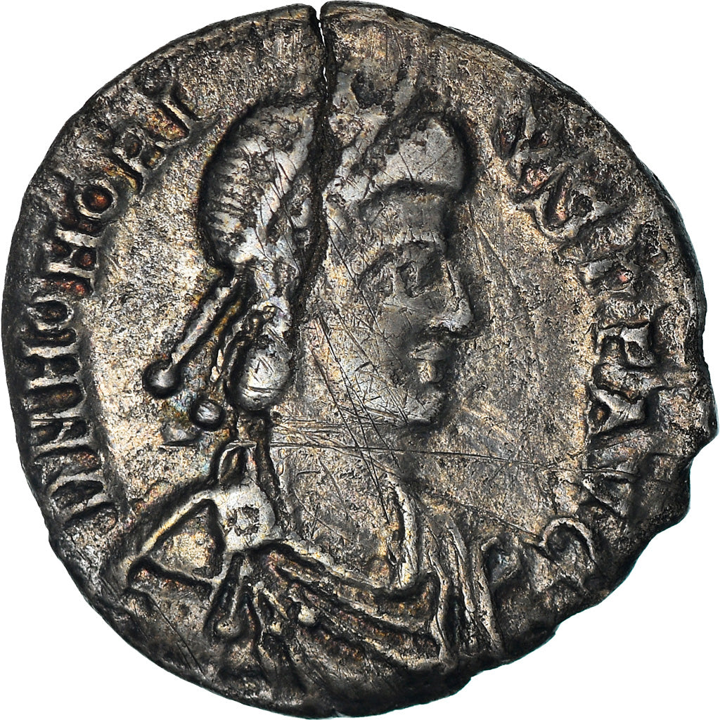 Coin, Honorius, Siliqua, Ravenna, Very rare, EF(40-45), Silver, RIC:1317