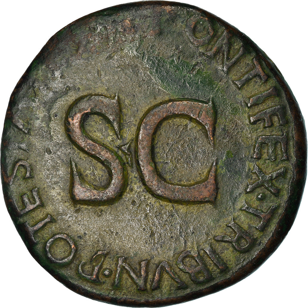 Münze, Tiberius, As, 10-11, Roma, SS, Bronze, RIC:469