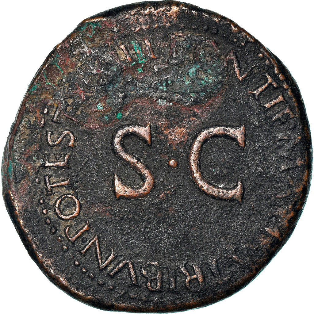 Coin, Tiberius, As, 22-23, Roma, VF(30-35), Bronze, RIC:44