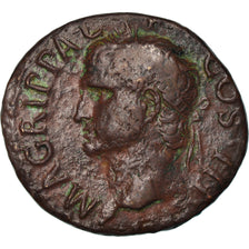 Monnaie, Agrippa, As, 37-41, Roma, TB+, Bronze, RIC:58