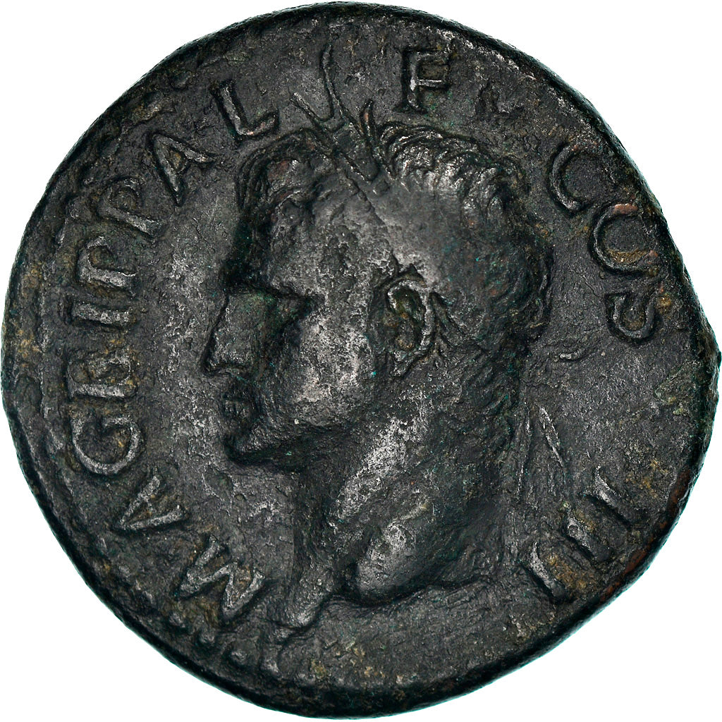 Coin, Agrippa, As, 37-41, Roma, VF(30-35), Bronze, RIC:58