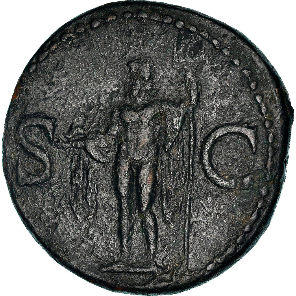 Coin, Agrippa, As, 37-41, Roma, VF(30-35), Bronze, RIC:58