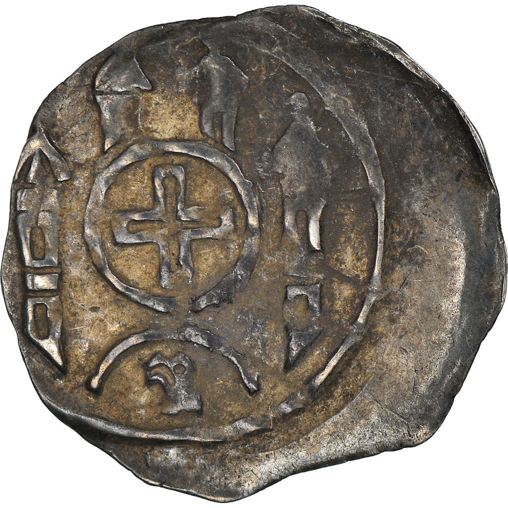 Coin, German States, BRANDENBURG, Johann I & Otto III, Denarius, EF(40-45)