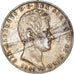 Moneda, Estados italianos, SARDINIA, Carlo Alberto, 5 Lire, 1849, Genoa, BC+