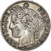 Moneda, Francia, Cérès, 5 Francs, 1870, Bordeaux, BC+, Plata, KM:818.2