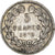 Moneda, Francia, Cérès, 5 Francs, 1870, Bordeaux, BC+, Plata, KM:818.2