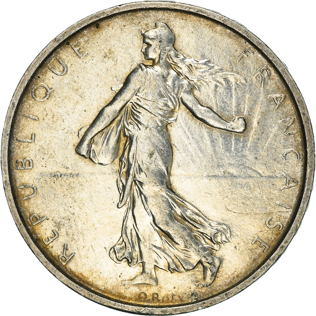 Münze, Frankreich, Semeuse, 5 Francs, 1969, SS+, Silber, KM:926, Gadoury:770