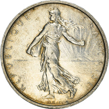 Münze, Frankreich, Semeuse, 5 Francs, 1969, SS+, Silber, KM:926, Gadoury:770