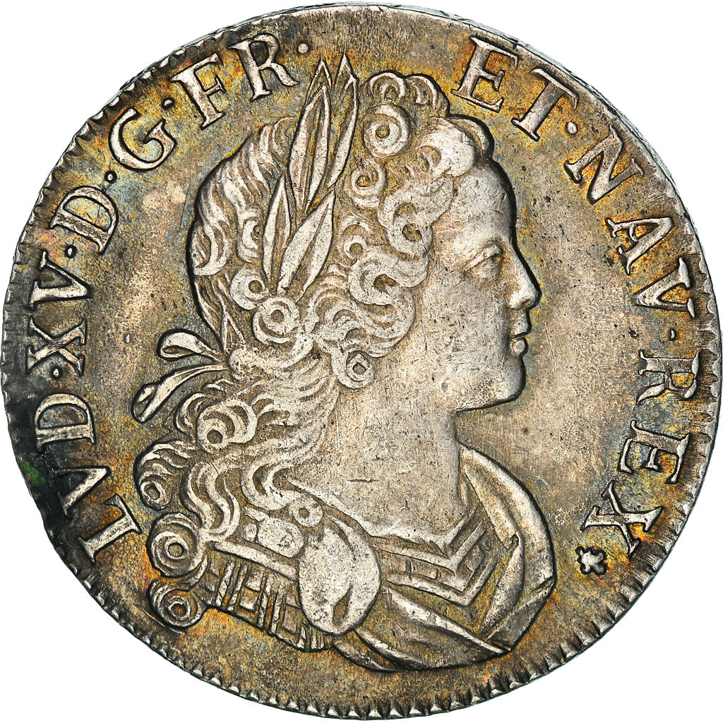 Monnaie, France, Louis XV, Écu de France-Navarre, Ecu, 1719, Bordeaux, TTB+