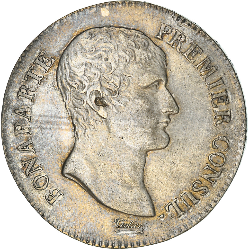 Moeda, França, Napoléon I, 5 Francs, An 12, Paris, AU(50-53), Prata, KM:659.1