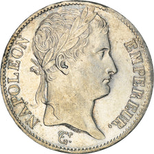 Munten, Frankrijk, Napoléon I, 5 Francs, 1808, Paris, PR, Zilver, KM:686.1, Le