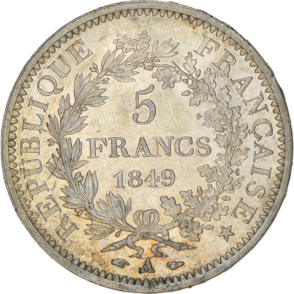 Monnaie, France, Hercule, 5 Francs, 1849, Paris, SUP, Argent, Gadoury:683