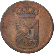 GERMAN STATES, Kreuzer, 1808, KM #141, VF(30-35), Copper, 5.33