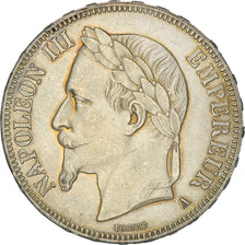 Münze, Frankreich, Napoleon III, Napoléon III, 5 Francs, 1868, Paris, VZ