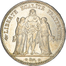 Coin, France, Hercule, 5 Francs, 1873, Paris, MS(60-62), Silver, KM:820.1, Le