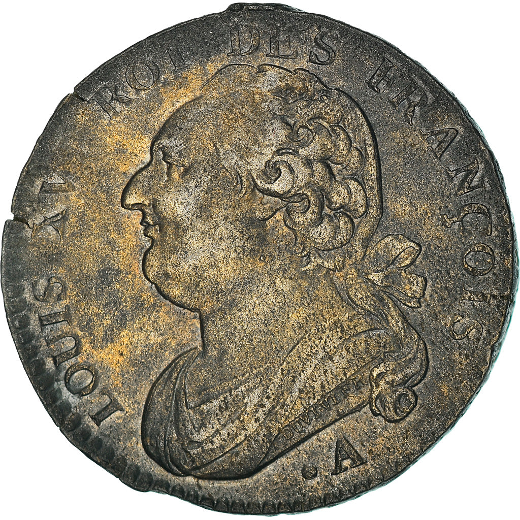 Coin, France, Louis XVI, 12 deniers françois, 12 Deniers, 1791, Paris