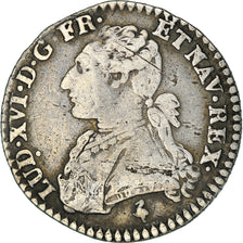 Moeda, França, Louis XVI, 1/10 Écu, 12 Sols, 1/10 ECU, 1778, Paris, VF(30-35)