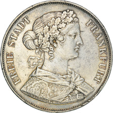 Coin, German States, FRANKFURT AM MAIN, 2 Thaler, 3-1/2 Gulden, 1861, Frankfurt