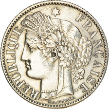 Coin, France, Cérès, 2 Francs, 1881, Paris, AU(55-58), Silver, KM:817.1, Le
