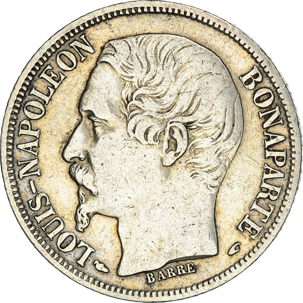 Coin, France, Napoleon III, Napoléon III, Franc, 1852, Paris, EF(40-45)