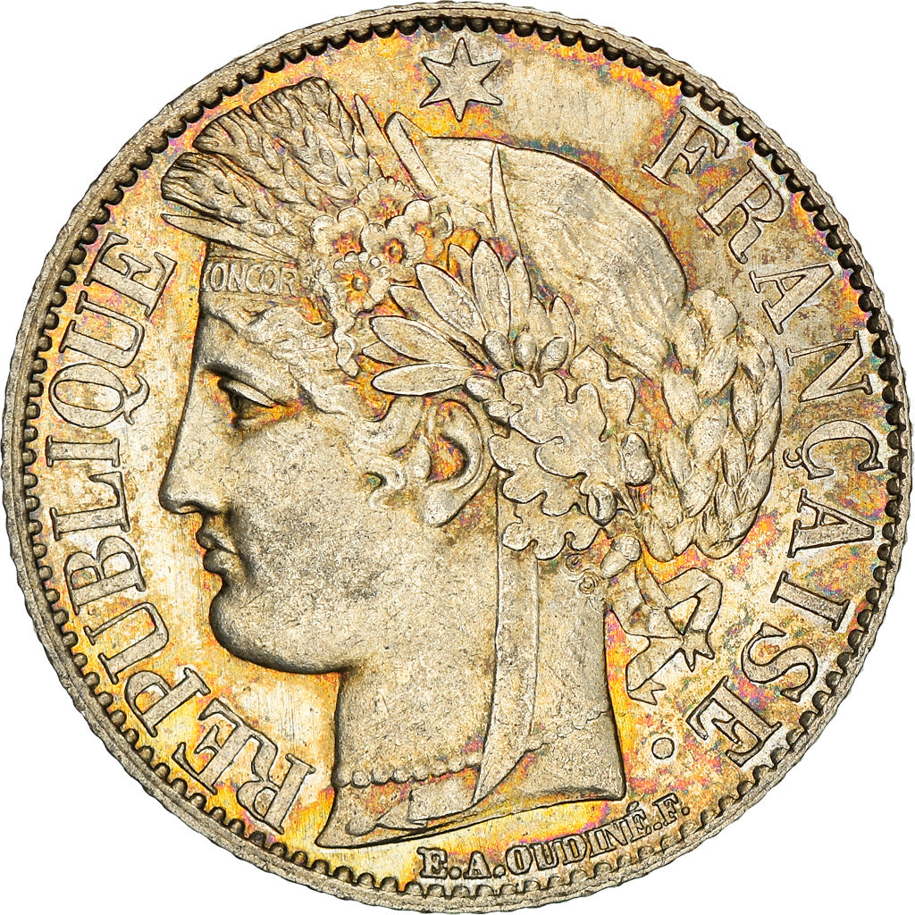 Monnaie, France, Cérès, Franc, 1888, Paris, SUP+, Argent, KM:822.1, Le