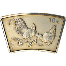 Coin, CHINA, PEOPLE'S REPUBLIC, Year of the Rooster, 10 Yüan, 2005, MS(63)