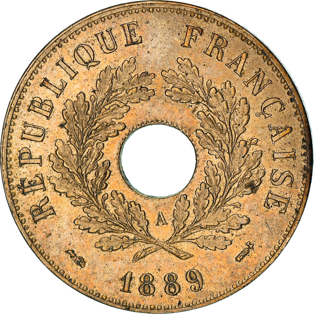 Moneta, Francia, 20 Centimes, 1889, Paris, ESSAI, SPL-, Nichel, Gadoury:50.24