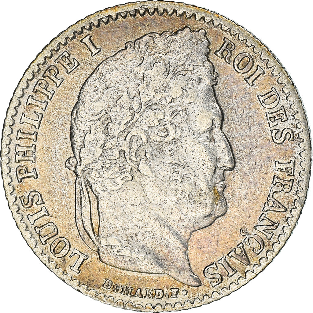Monnaie, France, Louis-Philippe, 1/4 Franc, 1839, Rouen, TTB, Argent, KM:740.2