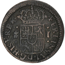 Coin, Spain, Ferdinand VI, Maravedi, 1747, Segovia, EF(40-45), Copper, KM:368