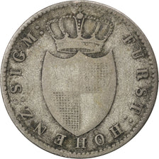 GERMAN STATES, 6 Kreuzer, 1844, KM #18, VF(30-35), Silver, 2.44