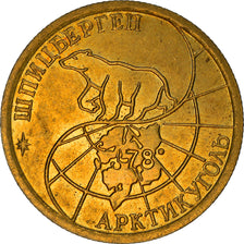 Coin, SPITZBERGEN, 100 Roubles, 1993, AU(55-58), Aluminum-Bronze, KM:Tn8