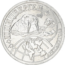 Coin, SPITZBERGEN, 10 Kopeks, 0.1 Rouble, 1998, MS(63), Aluminum, KM:Tn9