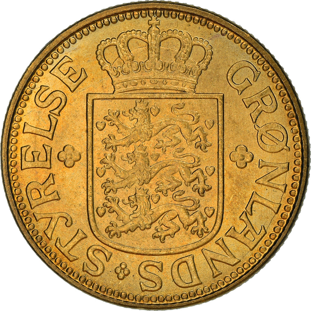 Moneda, Groenlandia, Krone, 1926, EBC+, Aluminio - bronce, KM:8