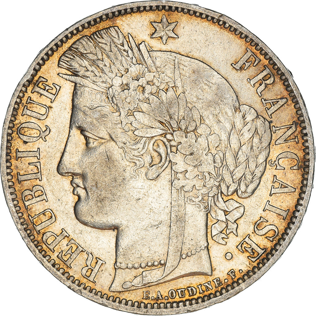 Monnaie, France, Cérès, 5 Francs, 1870, Paris, TTB+, Argent, KM:818.1, Le